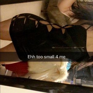 Windsor lace up dress